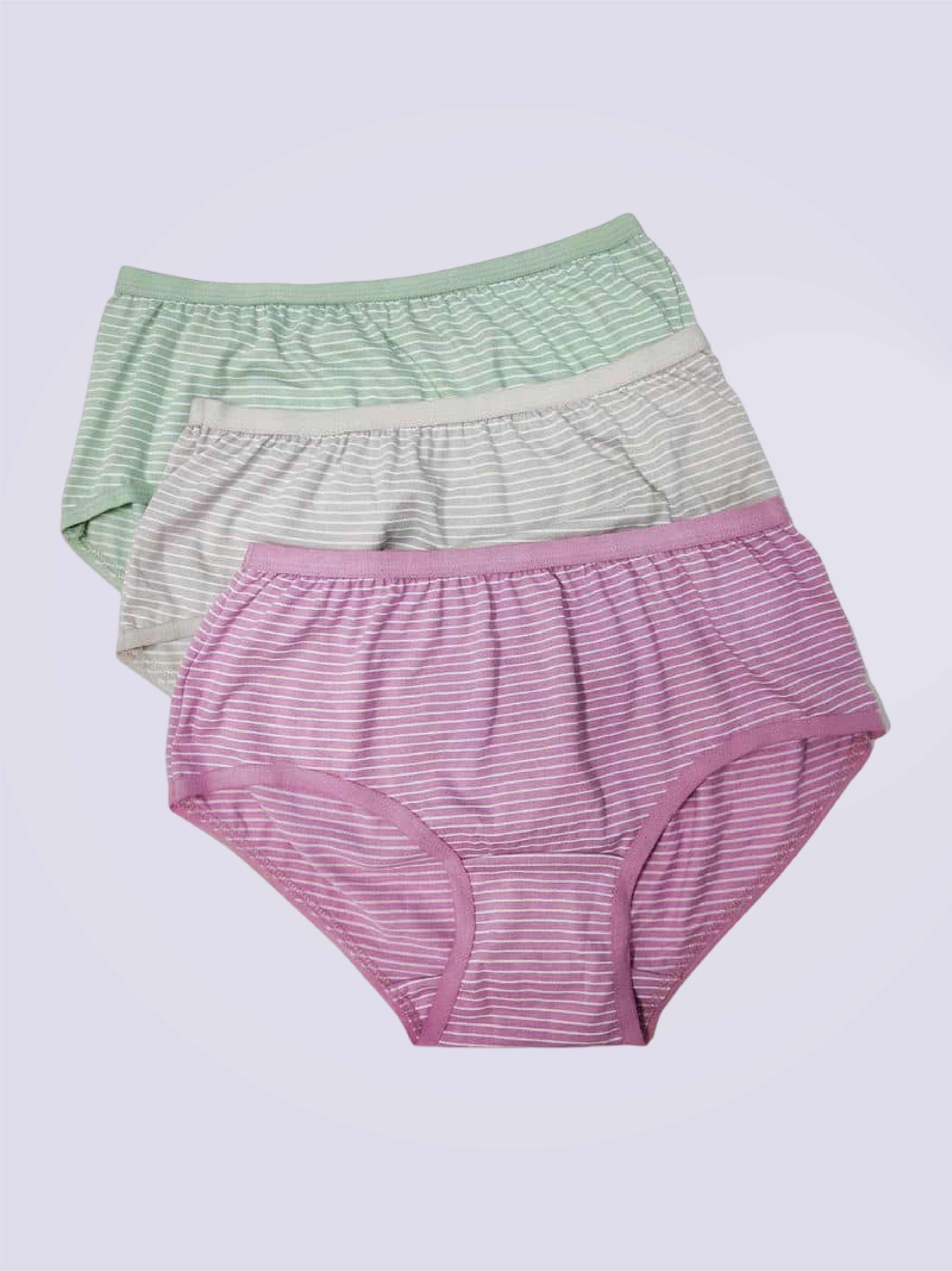 Pack of 3- Print Passion Super Comfy Mid Waist Panty - Bold And Bae Fashion